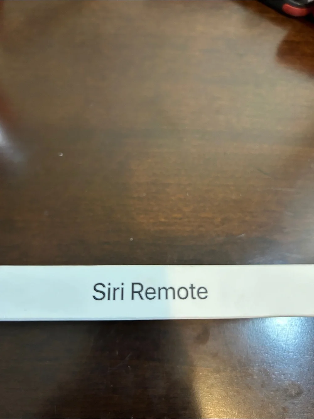 Apple White Siri Remote (3rd Gen) Retail Box Back